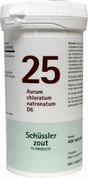 Pfluger Schusslerzout nr. 25 Aurum chloratum natrium D6 400t