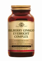 Solgar 0315 Bilberry Ginkgo Eyebright Complex 60caps