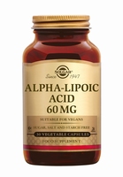 Solgar 0055 Alpha Lipoic Acid 60 mg (Liponzuur) 30caps