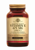 Solgar 3560 Vitamine E 671 mg/1000 IU Complex 50caps