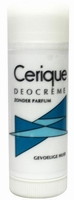 Cerique Deodorant creme ongeparfumeerd stick 50ml