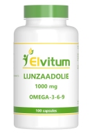 Elvitum Lijnzaadolie 1000mg omega 369 100gcaps