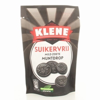 Klene mild zoete muntdrop suikervrij 100g