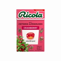 Ricola Cranberry suikervrij 50g