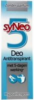 Syneo 5 deo spray 30ml NIET LEVERBAAR