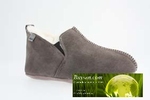 Big 3367 Vachtpantoffels zachte zool grijs