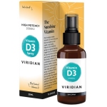 Viridian 0296 Vitamine D3 vegan mondspray 20ml