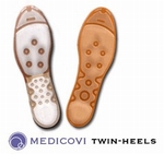 Medicovi Waterzolen twinheel 1paar. Bij hielspoor