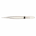 Nippes N39A Pincet 8cm spits extra fijn, verchroomd